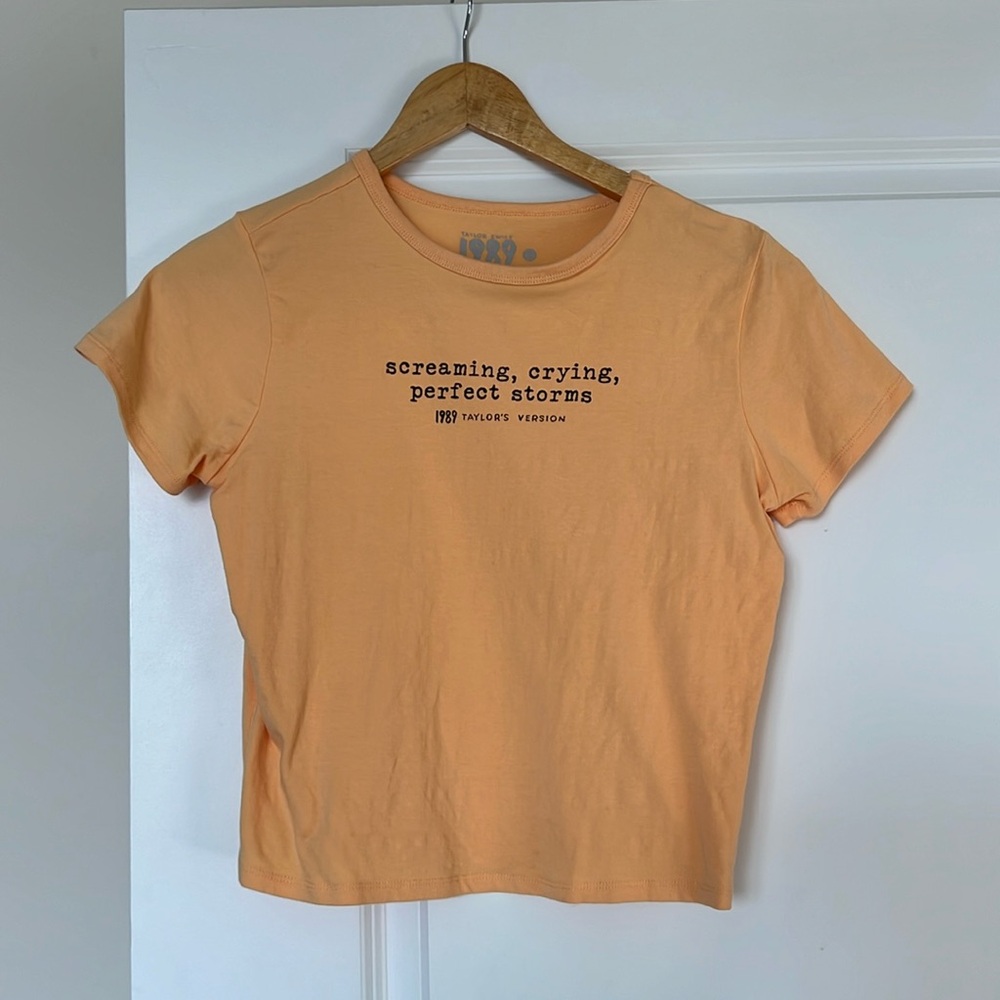 Orange 1989 Taylor’s Version Baby Tee